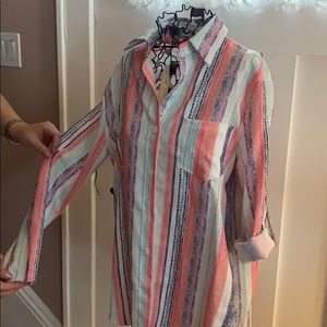 Bright Floral Shirt Size Large